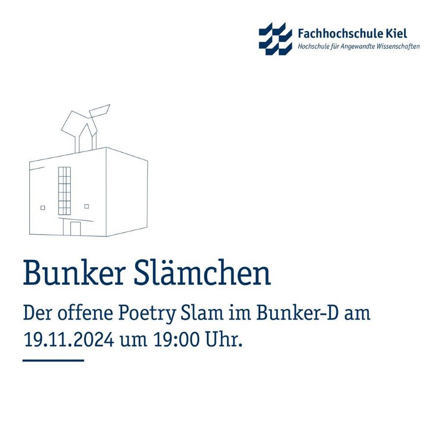 Ankündigung Poetry-Slämchen Bunker-D