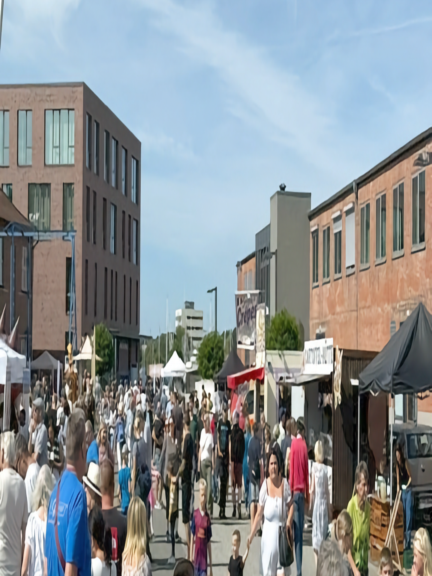 Blick auf den Seefischmarkt