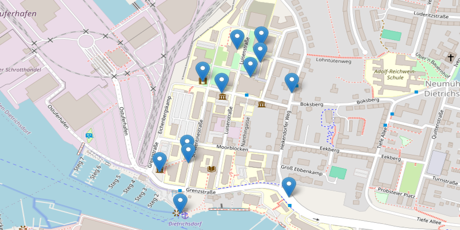 Interaktive Karte Museumsnacht