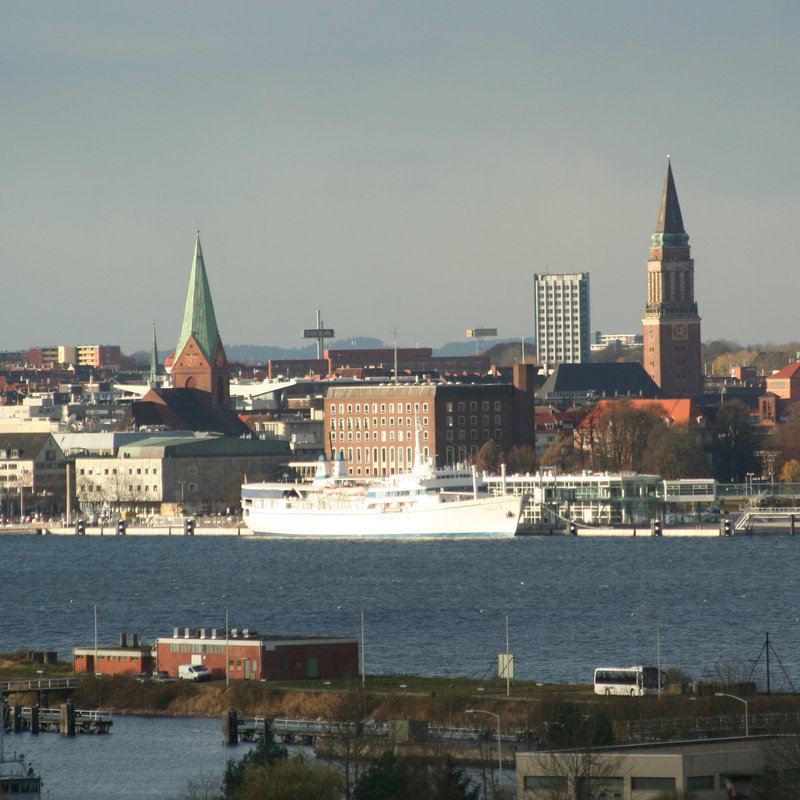 Blick auf das Kieler Westufer