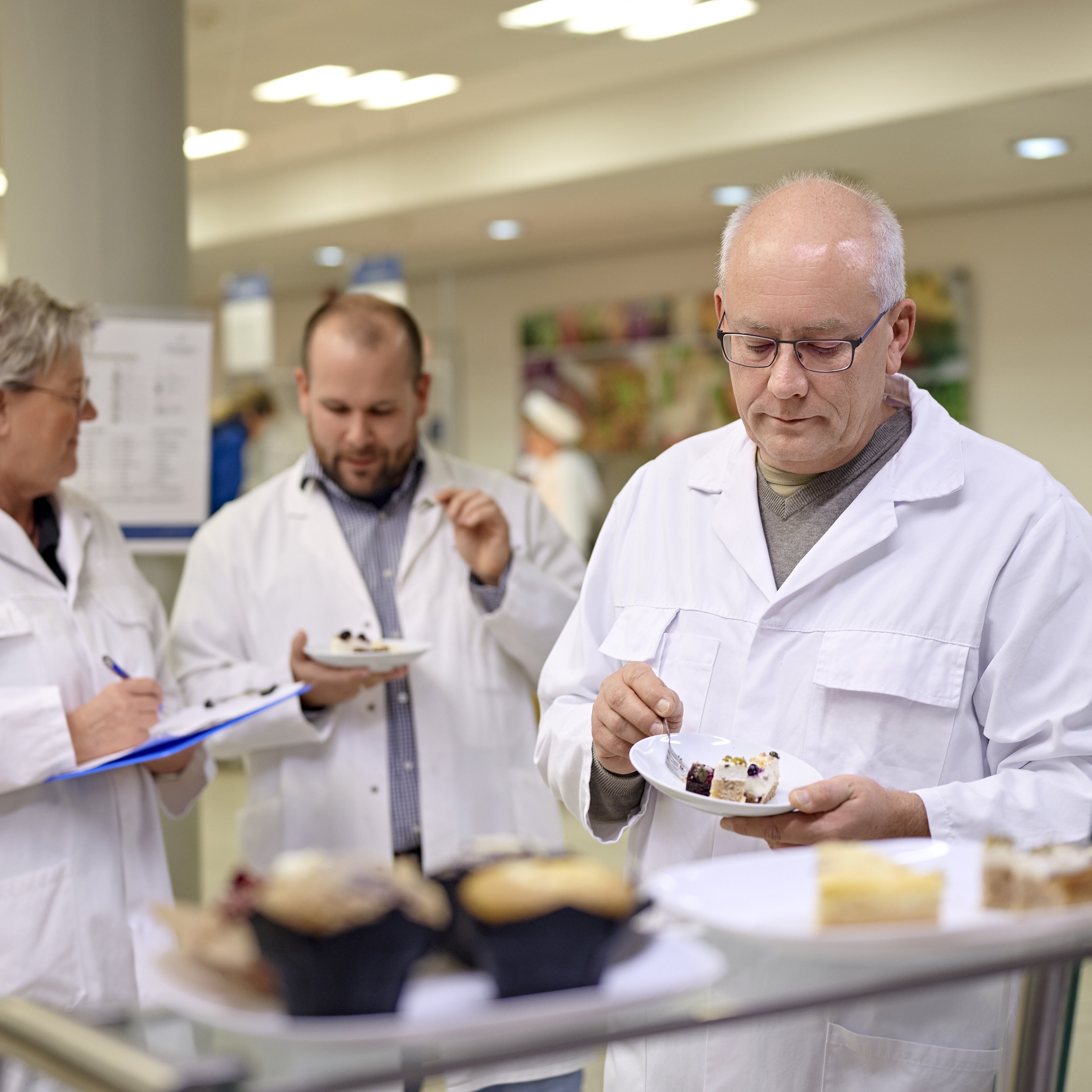 Speisenverkostung in der Mensa des Studentenwerks SH