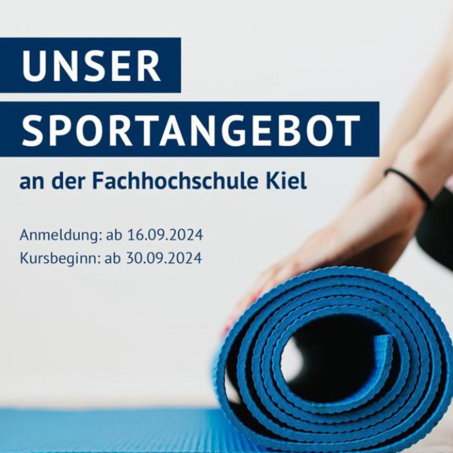 Plakat des AStA für den Hochschulsport im WiSe 2024