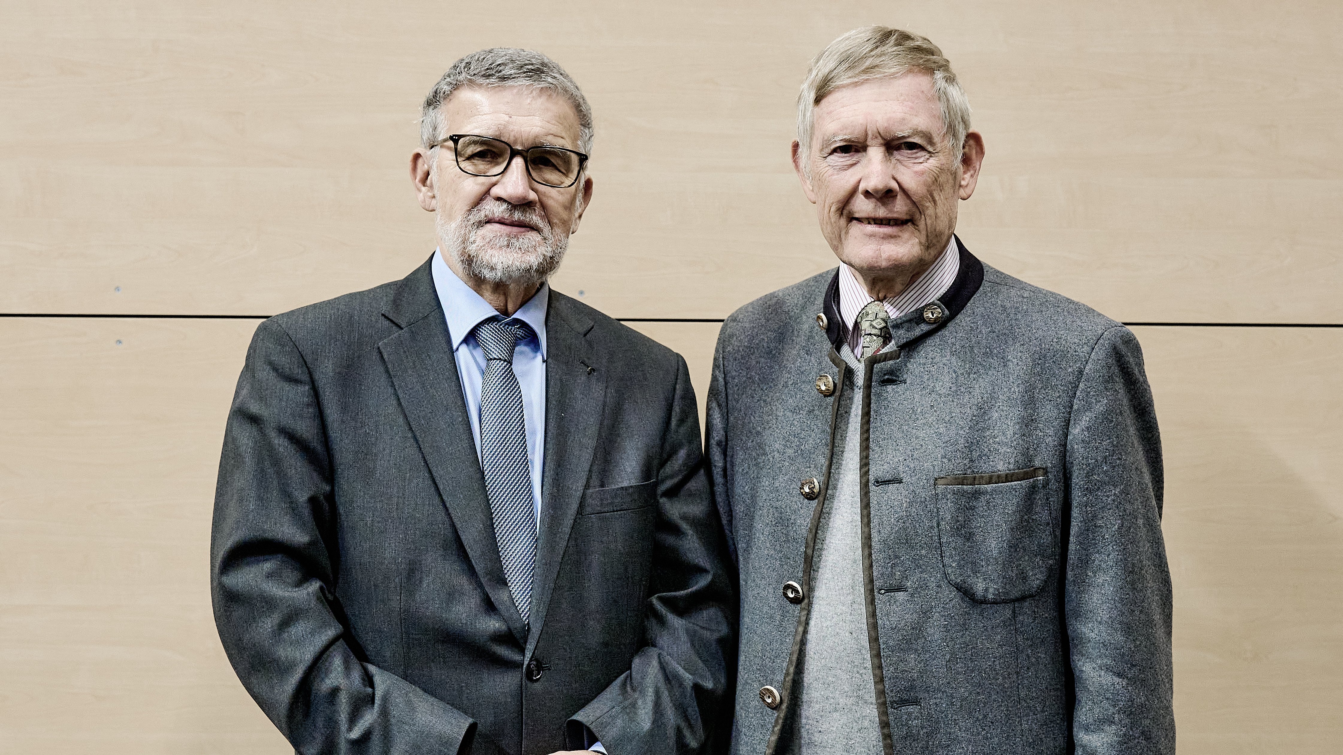 Portraitaufnahme Dr. h. c. Klaus Wichmann und Dr. Christian W. Zöllner