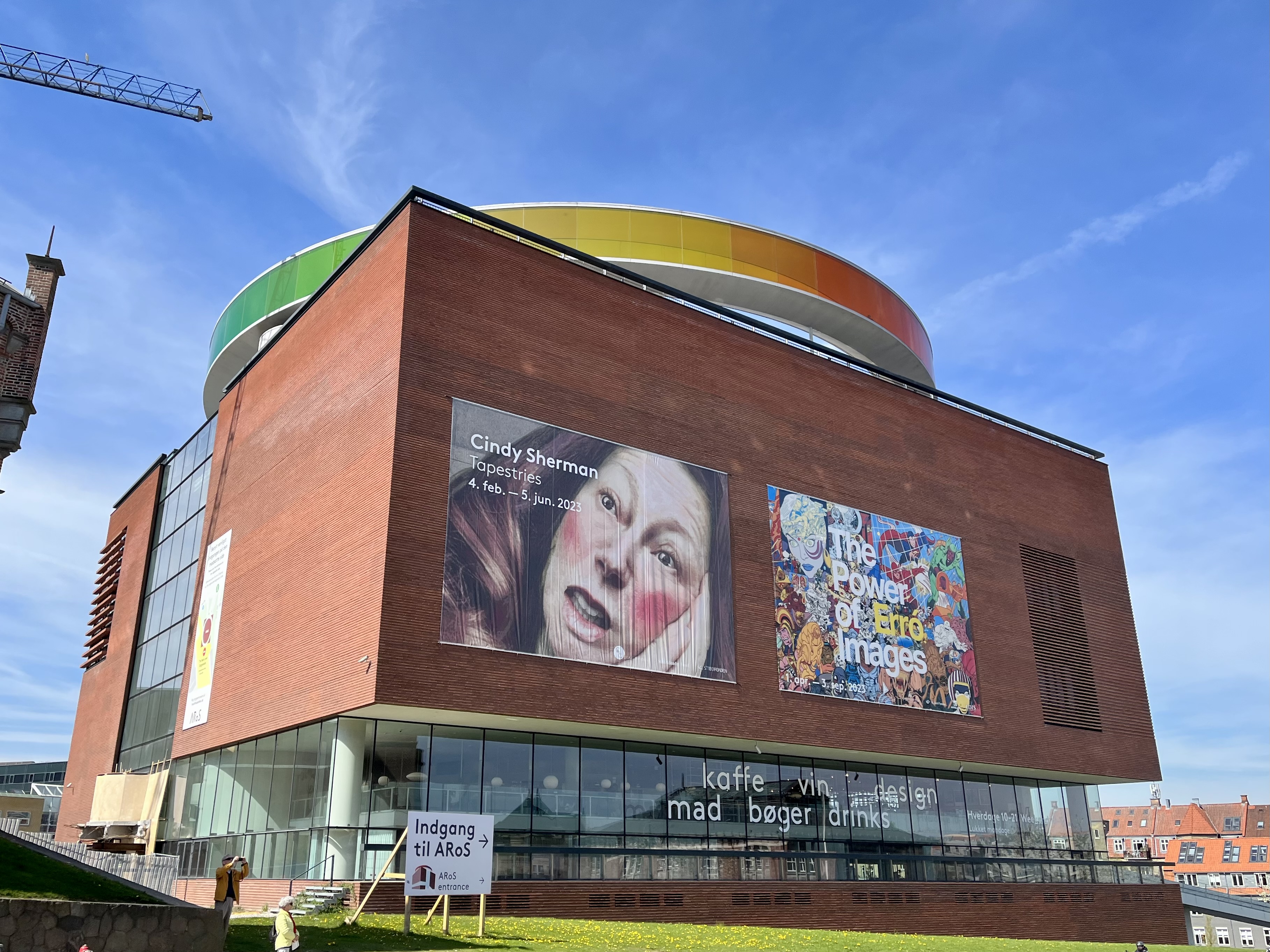 Blick auf das ARoS Kunstmuseum in Aarhus