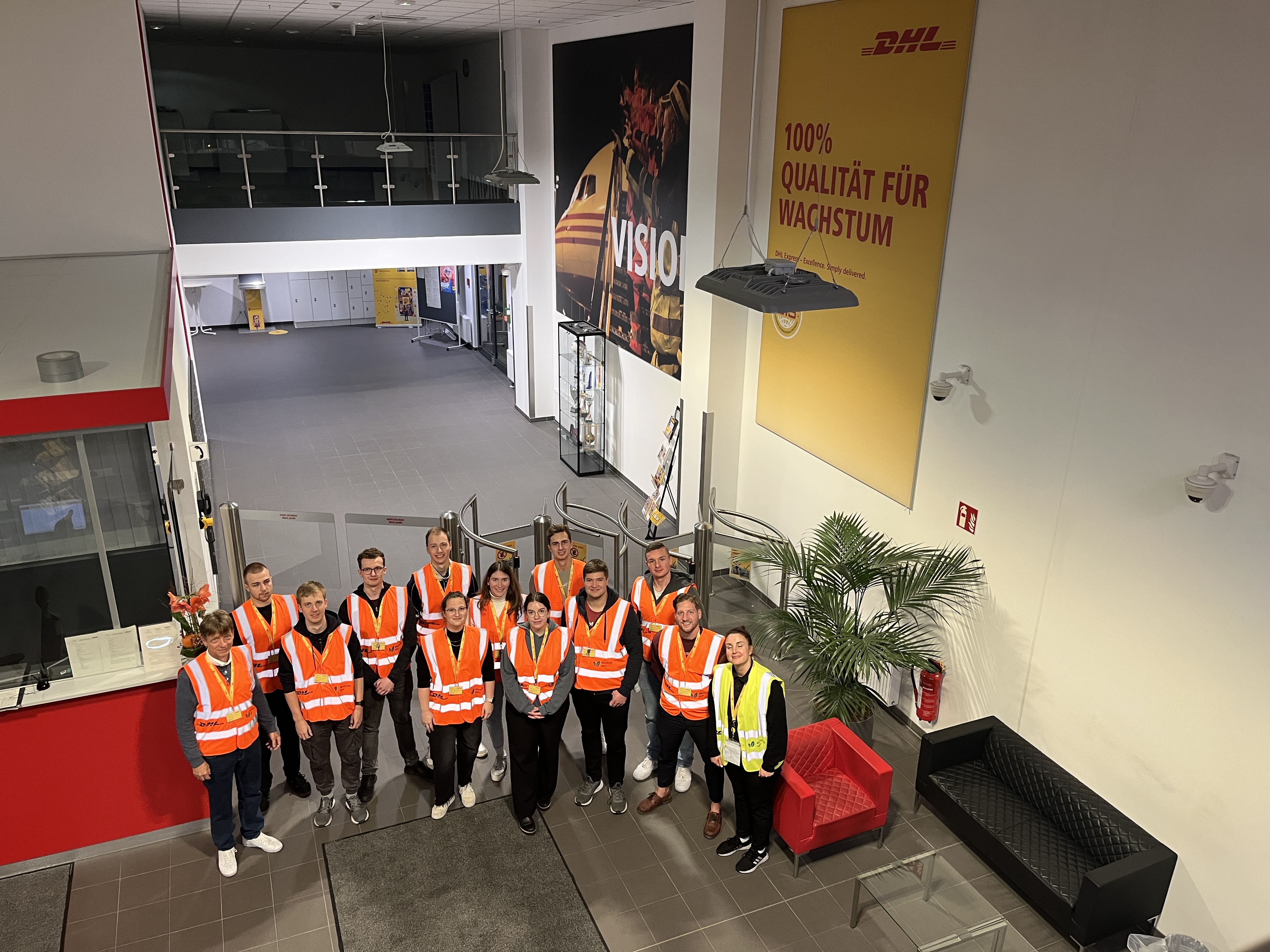 Besichtigung des DHL Hub Leipzig.