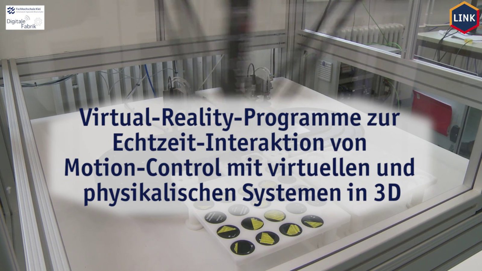 VR zur Echtzeit Interaktion mit Produktionsanlage